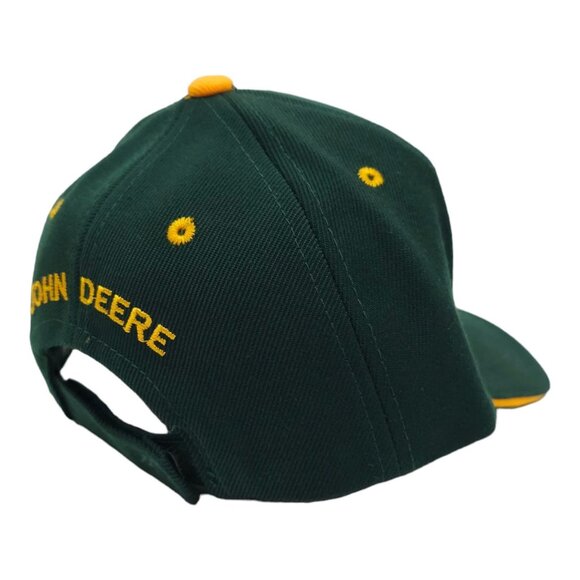John Deere Embroidered Logo Youth Strapback Cap Wool Blend Baseball Hat NWOT - Picture 13 of 13